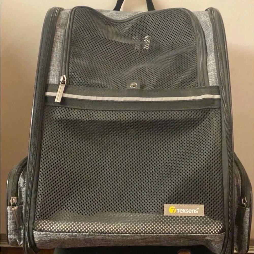 ComfortPet gray Breathable Backpack Carrier for Dogs & Cats